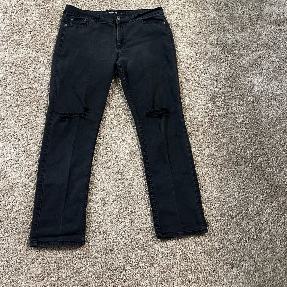 black jeans